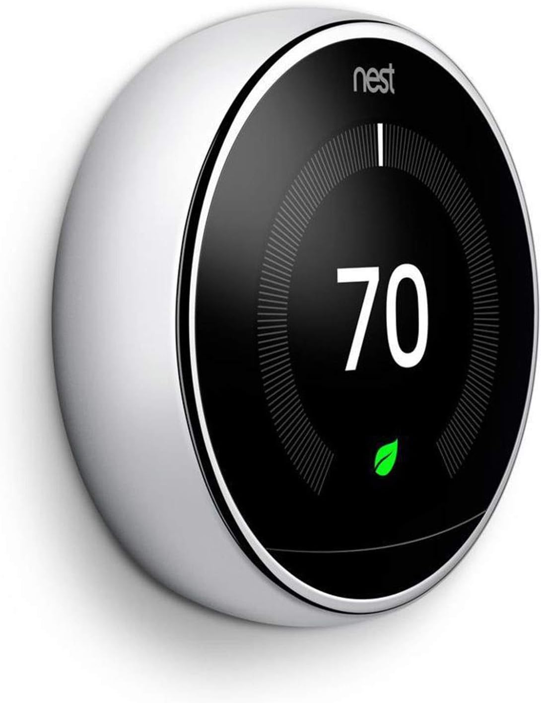 Nest T3019US Nest Learning Thermostat, Polished Steel (Renewed) - Image 3