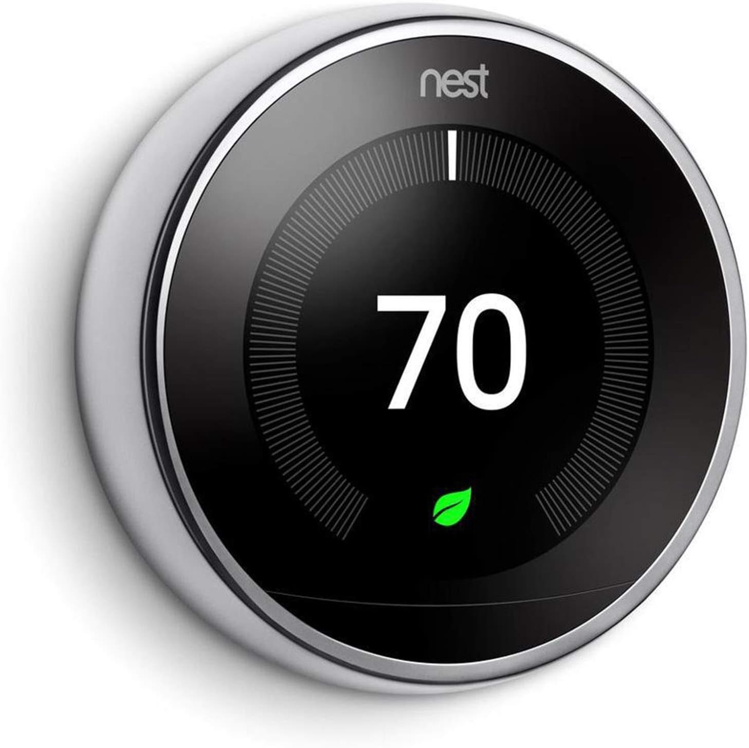 Nest T3019US Nest Learning Thermostat, Polished Steel (Renewed) - Image 4