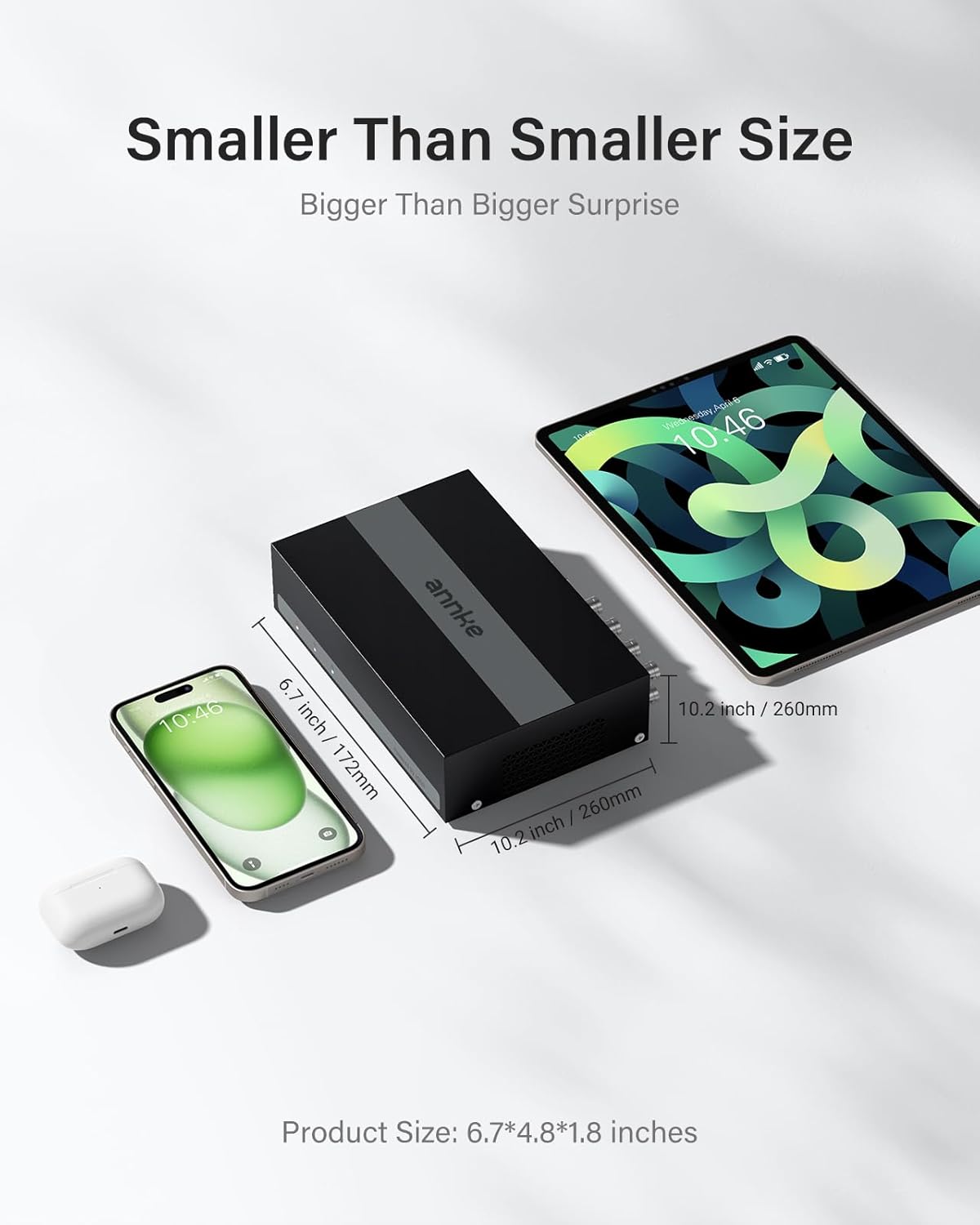 ANNKE Security Camera System, 3K Lite 5-in-1 H.265+ 8CH eDVR with 1TB eSSD and (4) 1080p (2MP) Weatherproof Surveillance Wired Cams, AI Human/Vehicle Detection, Smart Color Night Vision, Email Alert - Image 8