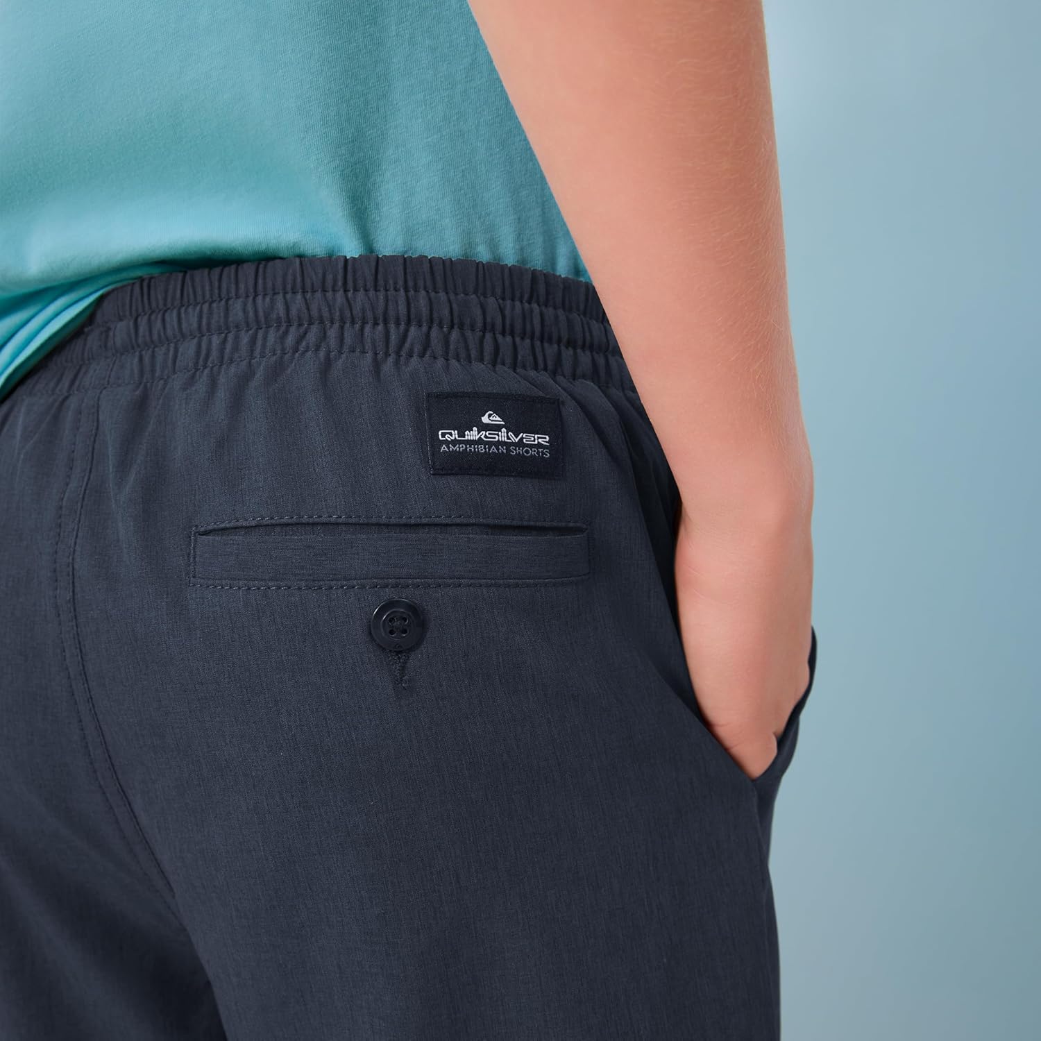 Quiksilver Boys' Eddie Pull-on Amphibian Hybrid Shorts, Water Friendly with Straight Leg Fit - Image 4