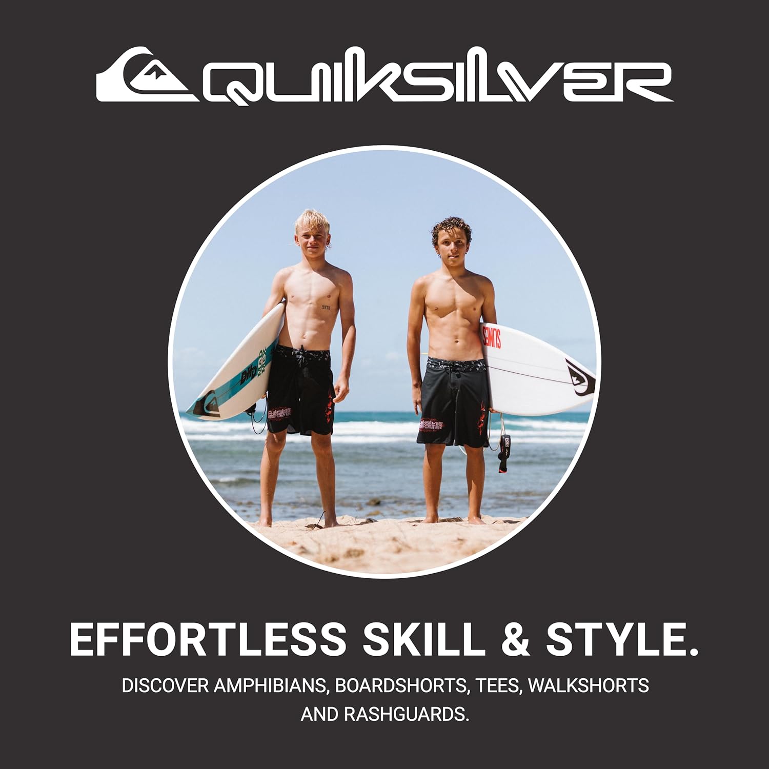 Quiksilver Boys' Eddie Pull-on Amphibian Hybrid Shorts, Water Friendly with Straight Leg Fit - Image 5