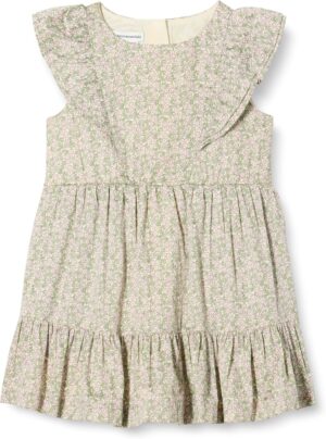 Amazon Essentials Girls and Toddlers' Ruffle Woven Dress