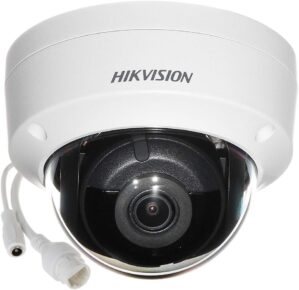 Hikvision outdoor DS-2CD2143G0-I New H.265+ 4MP IP Vandal Dome EXIR Fixed 2.8mm Lens True WDR Network Camera, English Version [Replacement Model for DS-2CD2142FWD-I]