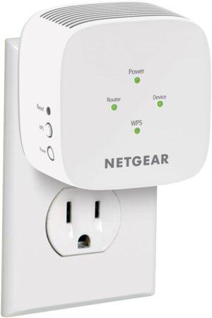 NETGEAR WiFi Mesh Range Extender (EX5000) - Covers up to 1,000 sq.ft. and 15 Devices with AC1200 Dual Band Wireless Signal Booster & Repeater (up to 1200 Mbps Speed) – Compact Wall Plug Design