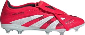 adidas Predator Pro Foldover Tongue Firm Ground Soccer Shoes - Enhanced Performance with Fold-Over Tongue and Rubber Strikeskin Fins