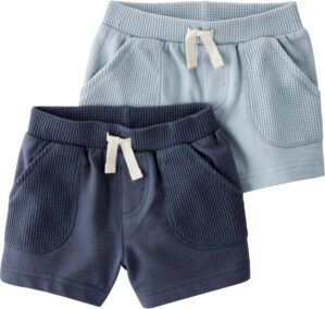 little planet by carter's Baby 2-Pack Shorts Made with Organic Cotton