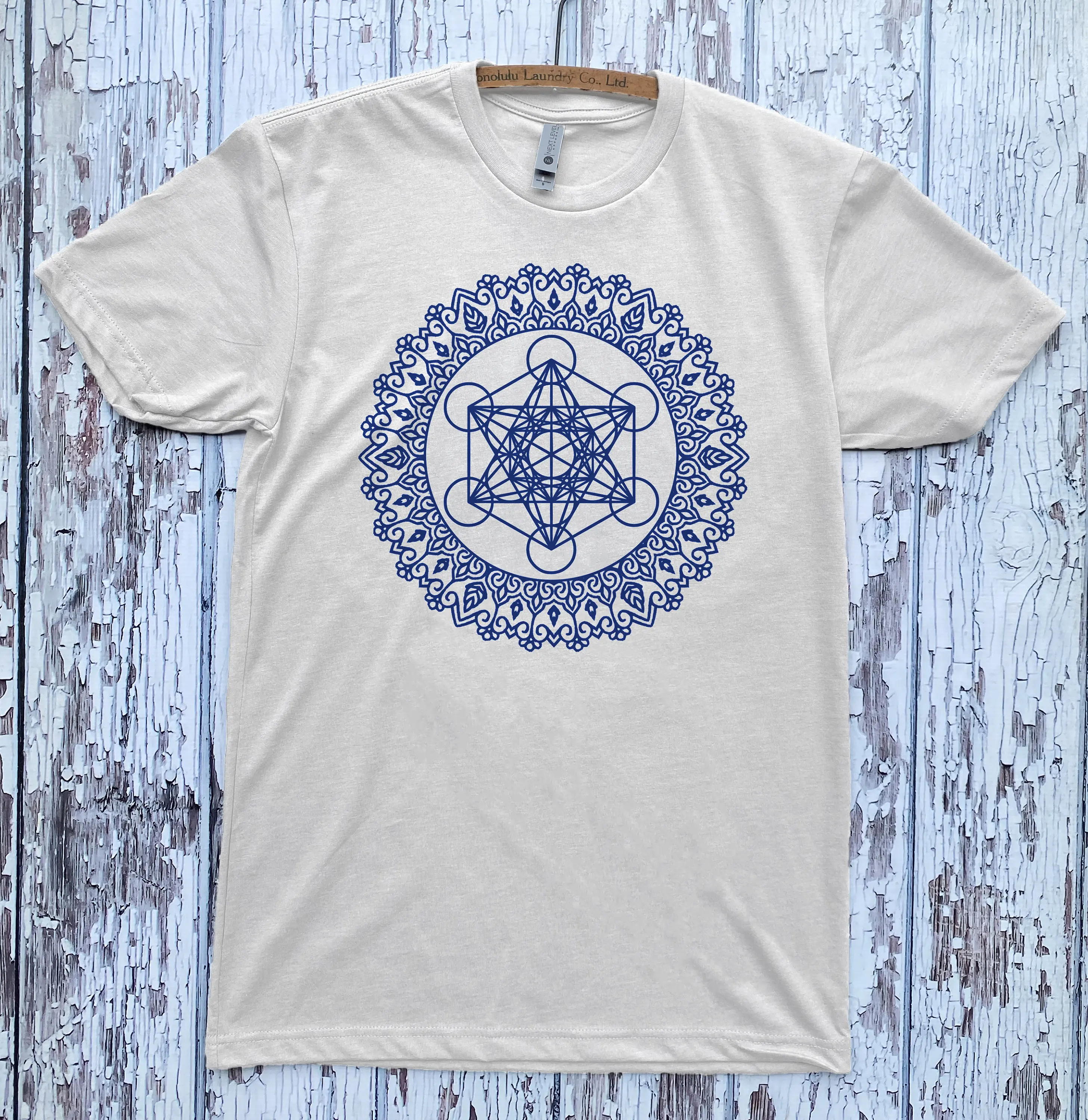 METATRON MANDALA Geometry T Shirt Sacred Clothing s Cube Tattoo Style Platonic Solids Minimal Mehndi