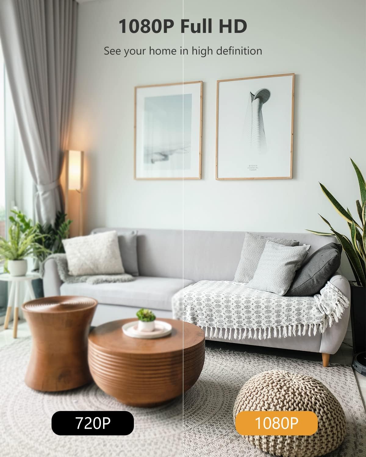 Imou Home Security Camera 2 Pack 1080P Baby Monitor with Night Vision, 2-Way Audio, Human Detection, Sound Detection, Plug in WiFi Indoor Camera Dog Cam with App, 2.4G Wi-Fi Only, Works with Alexa - Image 3