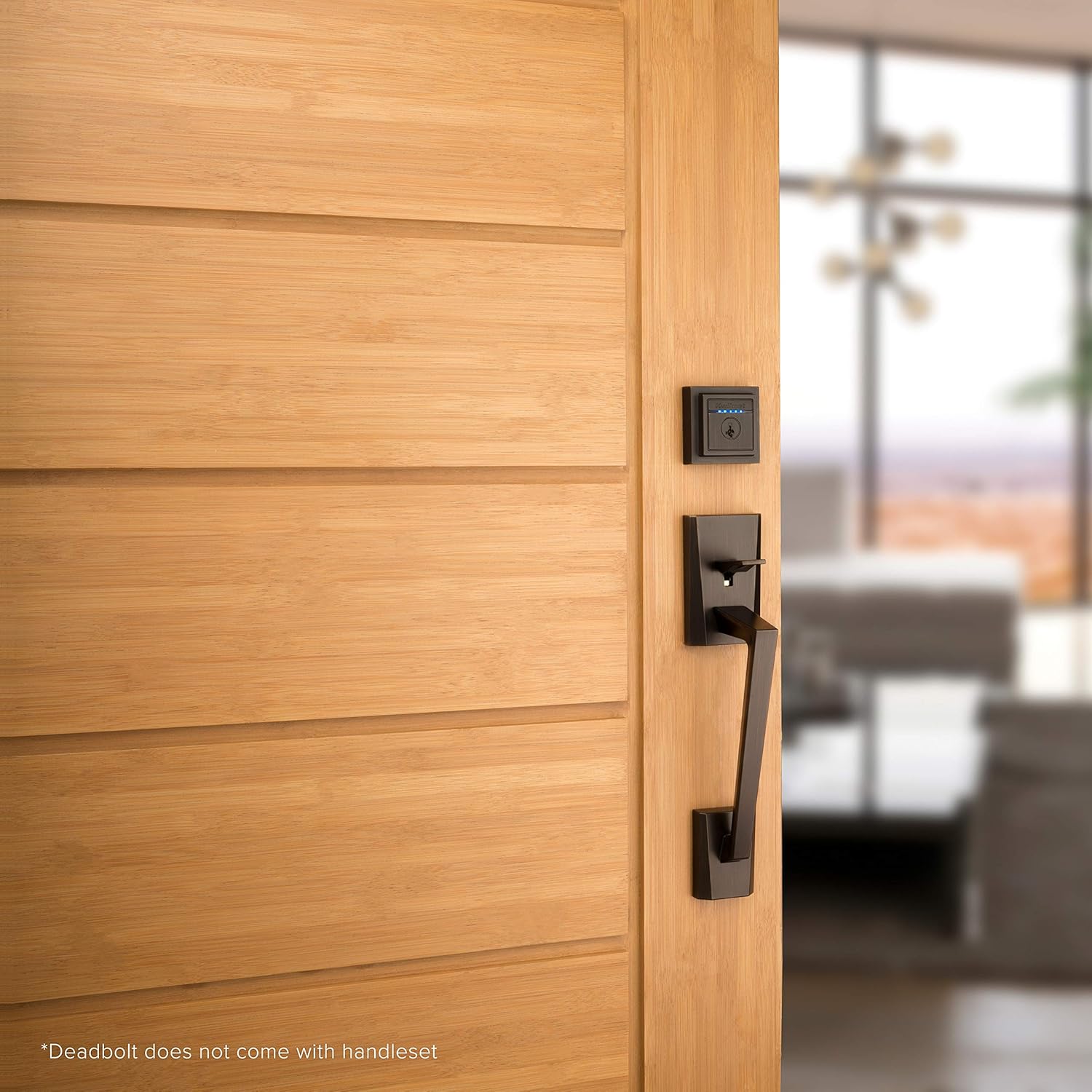 Kwikset 99250-209 Kevo Contemporary Touch-to-Open Bluetooth Smart Square Door Lock Deadbolt Featuring SmartKey Security, Venetian Bronze - Image 5