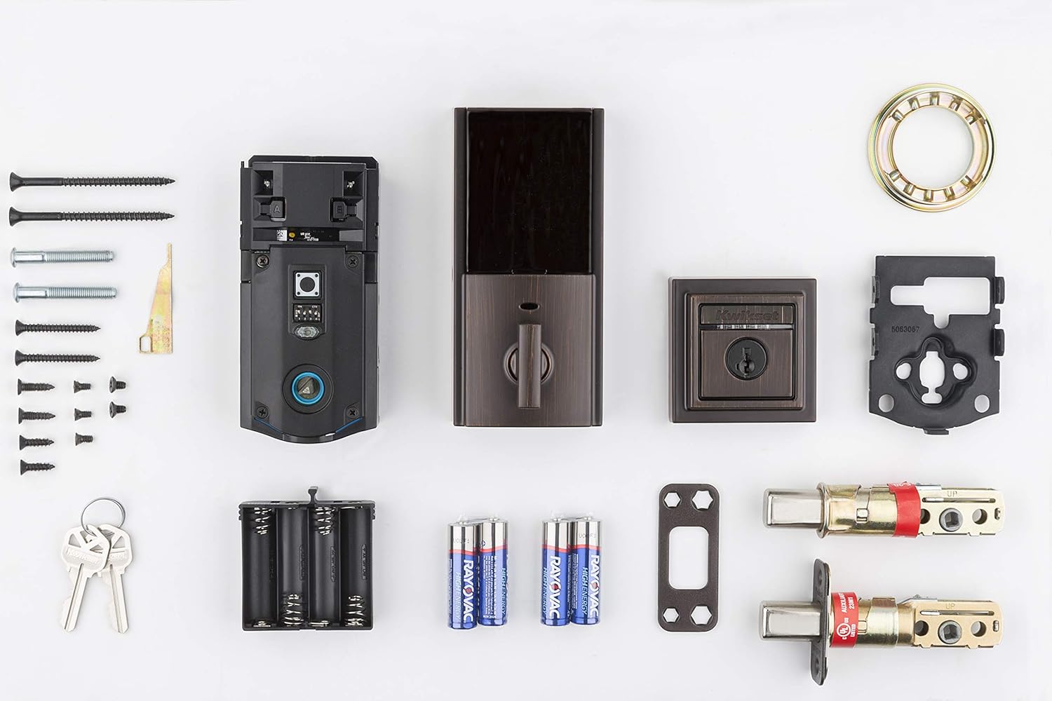 Kwikset 99250-209 Kevo Contemporary Touch-to-Open Bluetooth Smart Square Door Lock Deadbolt Featuring SmartKey Security, Venetian Bronze - Image 8