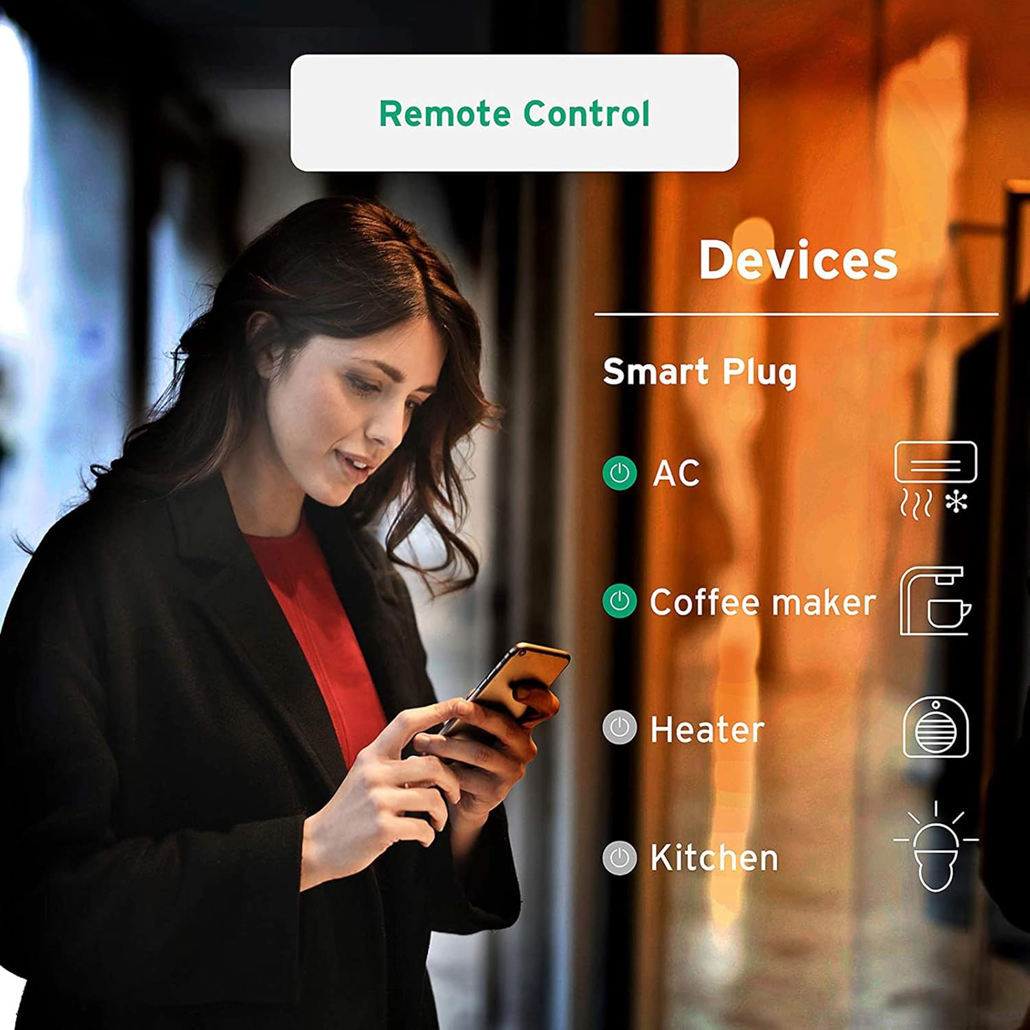 Etekcity ESW15 WiFi Energy Monitoring Smart Plug, Works with Alexa and Google Home, Compact Size, 15 Amp, White, 2 Pack - Image 5