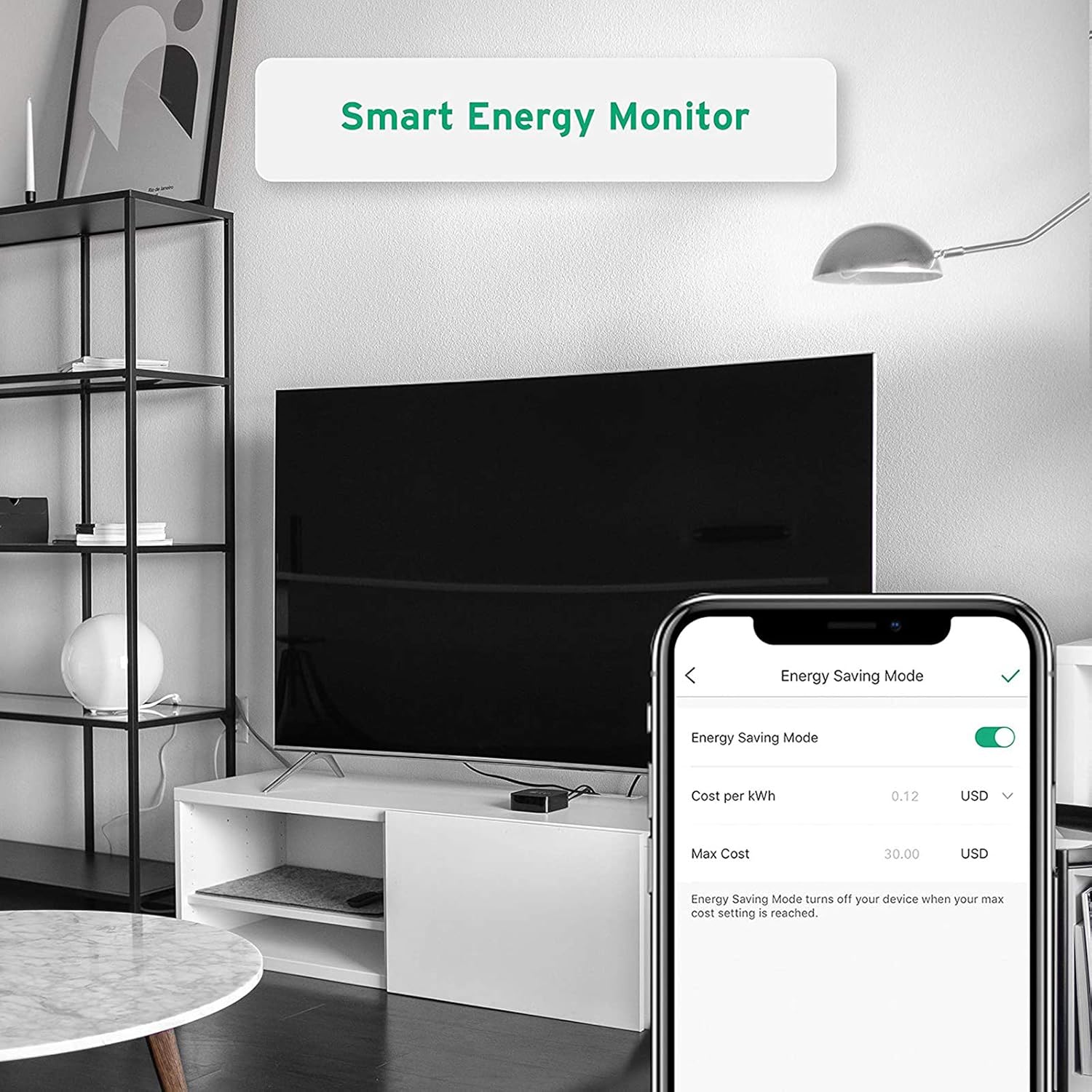 Etekcity ESW15 WiFi Energy Monitoring Smart Plug, Works with Alexa and Google Home, Compact Size, 15 Amp, White, 2 Pack - Image 7