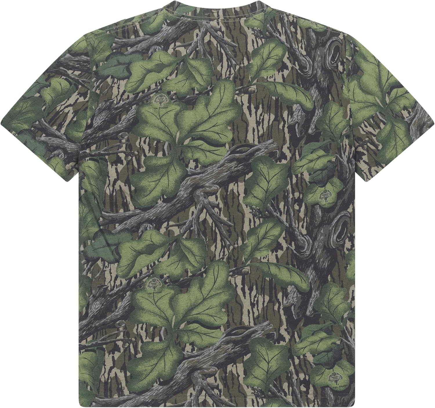 Mossy Oak Men's Camo Hunting Shirt Short Sleeve Cotton - Image 2