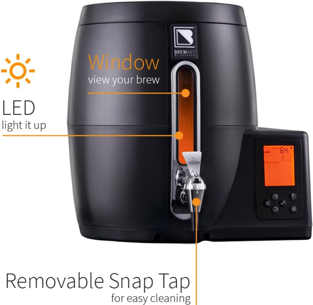 BeerDroid Fully Automated Beer Brewing System | Wi-Fi Enabled Home Brewing Kit with App Control | Brew 10L of Any Beer Style | Pre-Set Ale and Lager Programs | Discovery Pale Ale BrewPrint Included - Image 4