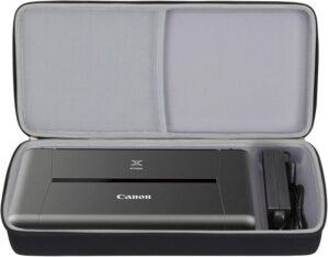 Aproca Hard Storage Carrying Travel Case, for Canon PIXMA TR150 / iP110 Wireless Mobile Printer (Black)