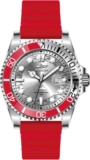 INVICTA Pro Diver Men 43mm Stainless Steel Steel Silver dial PC32 Quartz