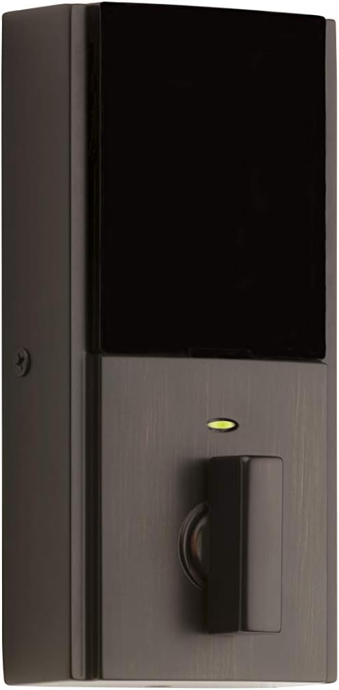 Kwikset 99250-209 Kevo Contemporary Touch-to-Open Bluetooth Smart Square Door Lock Deadbolt Featuring SmartKey Security, Venetian Bronze - Image 2