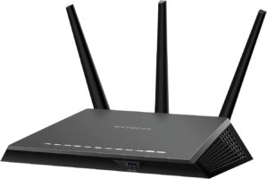 NETGEAR Nighthawk Smart Wi-Fi Router (R7000) - AC1900 Wireless Speed (Up to 1900 Mbps) | Up to 1800 Sq Ft Coverage & 30 Devices | 4 x 1G Ethernet and 2 USB Ports | Armor Security