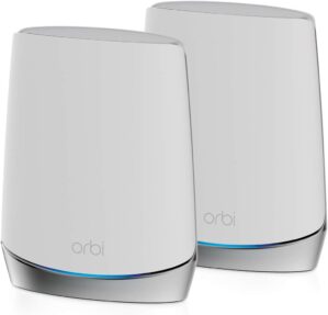 NETGEAR Orbi Whole Home Tri-Band Mesh WiFi 6 System (RBK752) – Router with 1 Satellite Extender | Coverage up to 5,000 sq. ft., 40 Devices | AX4200 (Up to 4.2Gbps)