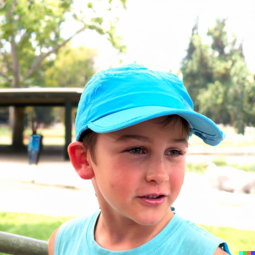 N'Ice Caps Kids 2-Pack UPF 50+ Sun Hats Adjustable Mesh Lined UV Protection - Image 2