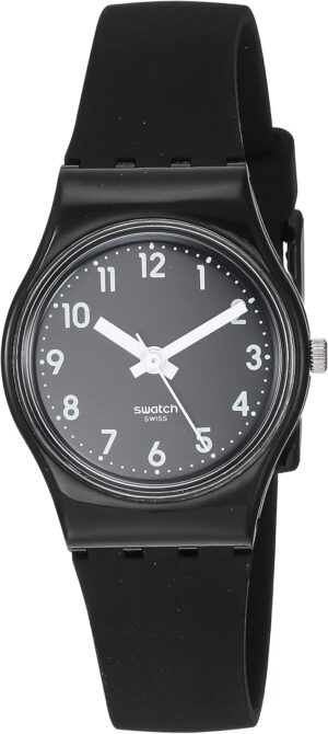 Swatch LADY BLACK SINGLE Unisex Watch (Model: LB170E)