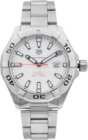 Tag Heuer Aquaracer Automatic White Dial Men's Watch WAY2013.BA0927