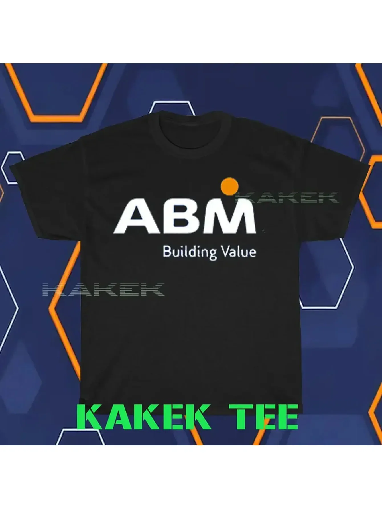ABM Building Industries Logo Men's Black T- Shirt Funny Size S-3XL Clothing Anime T-Shirts Men's Shirts Couples T-Shirt Gym