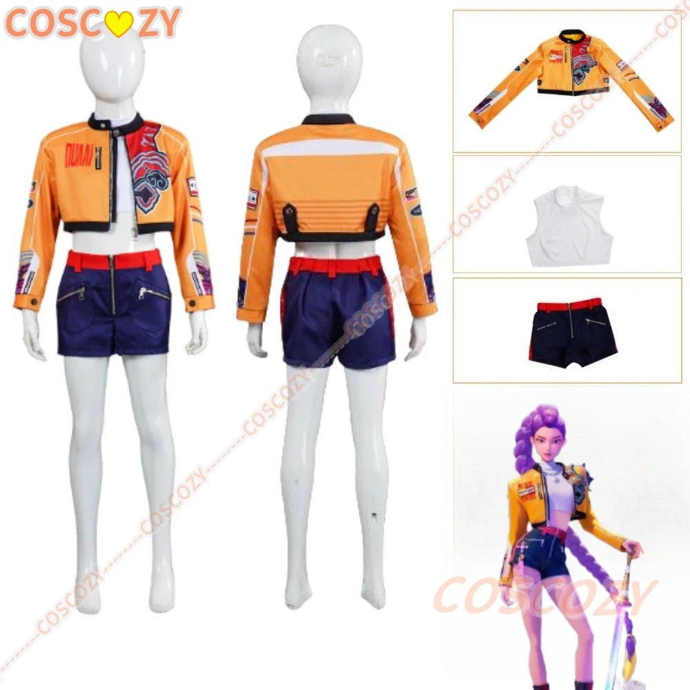 Kids Girls Kpop Demon Hunters Rumi Cosplay Huntrix Costume Disguise Clothing Child Idol Roleplay Outfits Halloween Carnival Suit