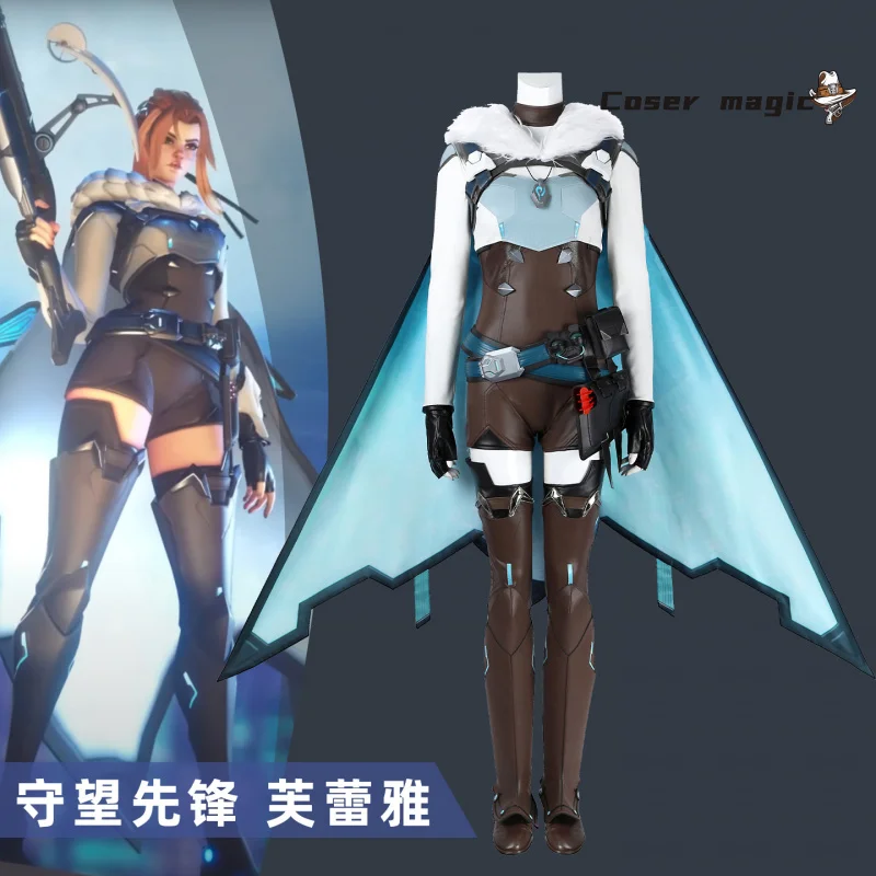 Overwatch Freyja Cosplay Costume Uniform Halloween Carnival Party Christmas Play Role Clothes Clothing for Women