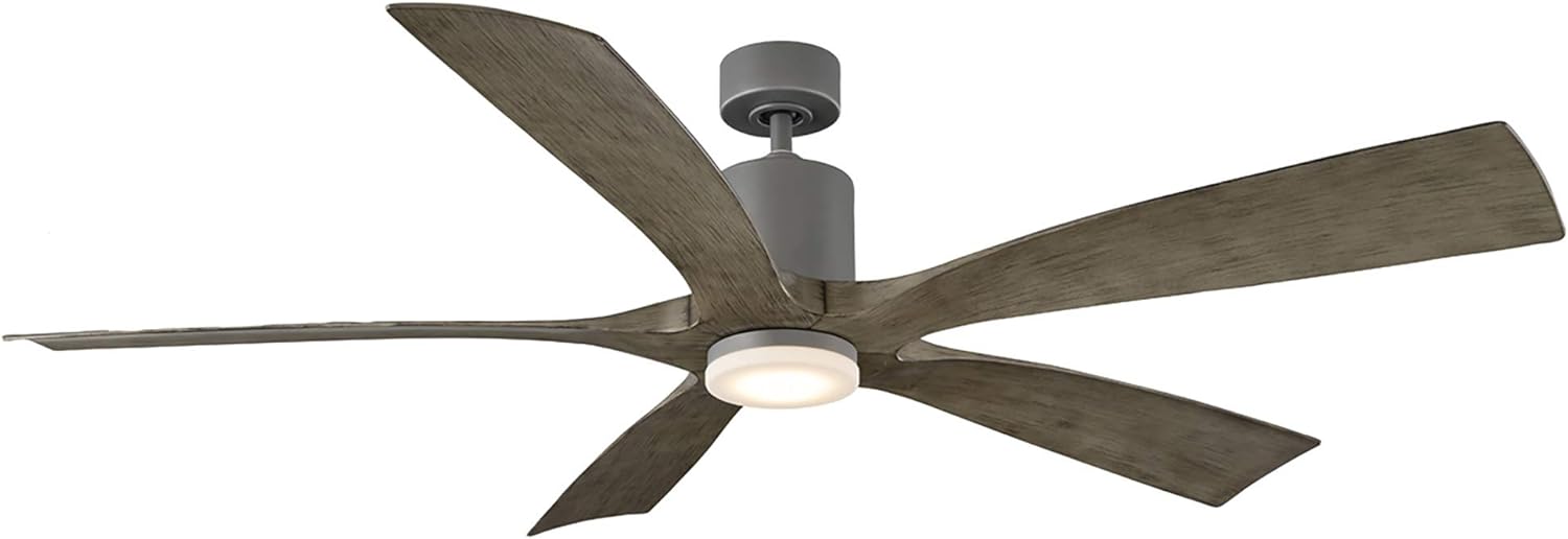 Modern Forms FR-W1811-70-GH/WG Aviator Indoor or Outdoor Smart Home Ceiling Fan with Wall Control, 70in Blade Span, Graphi... - Image 4