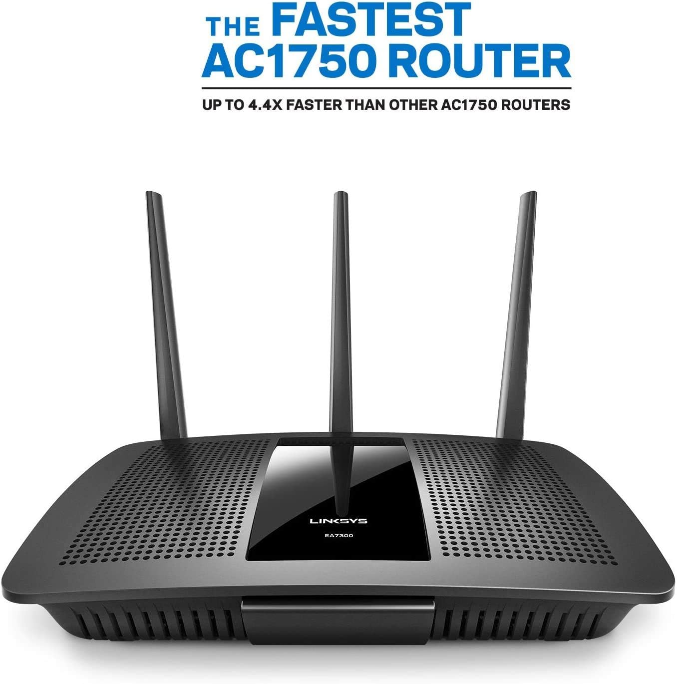 Linksys EA7300 Max-Stream: AC1750 Dual-Band Wi-Fi Router, Gigabit Ethernet Ports, 1,500 square-foot Range, 10 Devices, MU-MIMO (Black) - Image 6