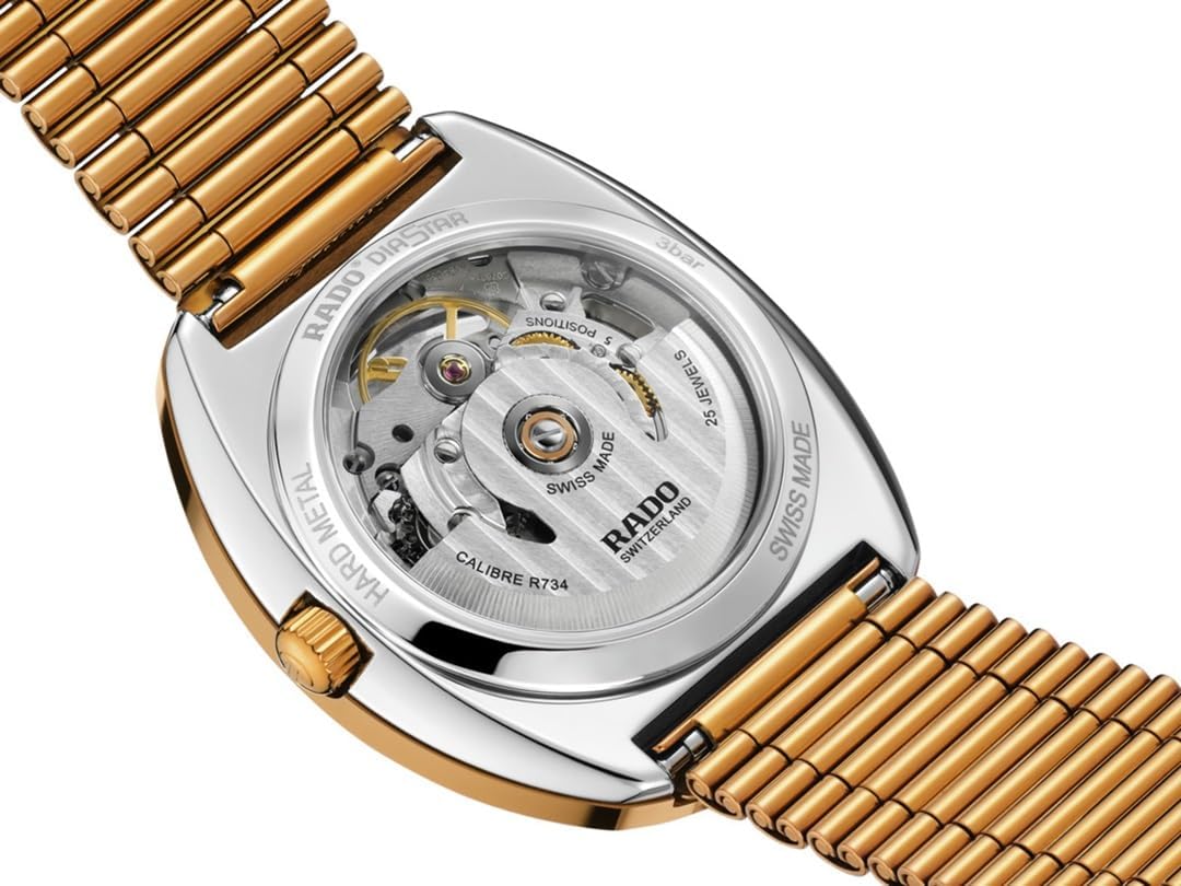 Rado - DiaStar Original Open Heart - Men - Swiss Watch - Sapphire Crystal Dial - Stainless Steel/PVD - 6 Cubic Zirconia - 80 Hours of Power Reserve - Automatic - 35 mm - Image 4