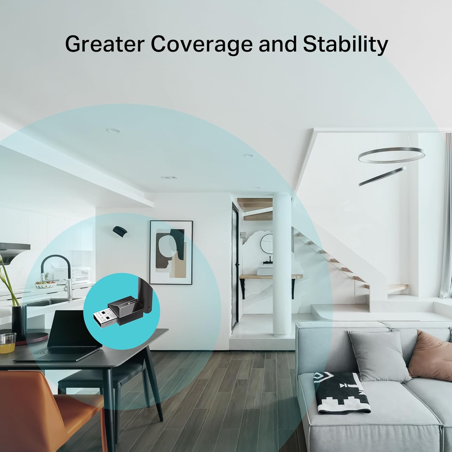 TP-Link USB Bluetooth Adapter for PC, Bluetooth 5.3 Long Range Receiver, Plug and Play, Adjustable Antenna, Supports Windows 11/10/8.1/7 for Desktop, Laptop, PS5/PS4/Xbox Controller (UB500 Plus) - Image 6