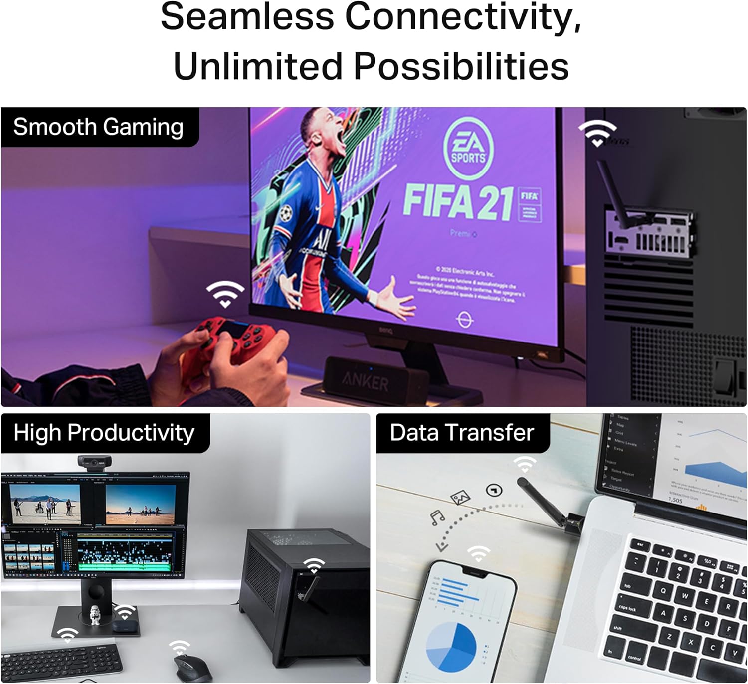 TP-Link USB Bluetooth Adapter for PC, Bluetooth 5.3 Long Range Receiver, Plug and Play, Adjustable Antenna, Supports Windows 11/10/8.1/7 for Desktop, Laptop, PS5/PS4/Xbox Controller (UB500 Plus) - Image 9