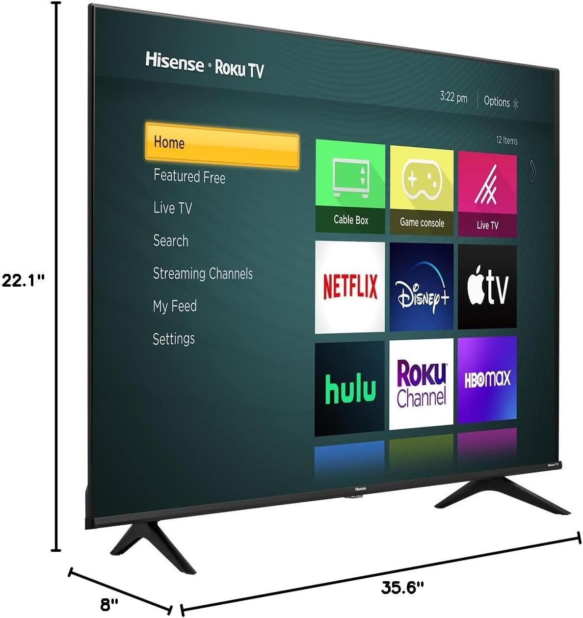 Hisense 40-Inch Class H4 Series LED Roku Smart TV with Alexa Compatibility (40H4F, 2020 Model) - Image 6