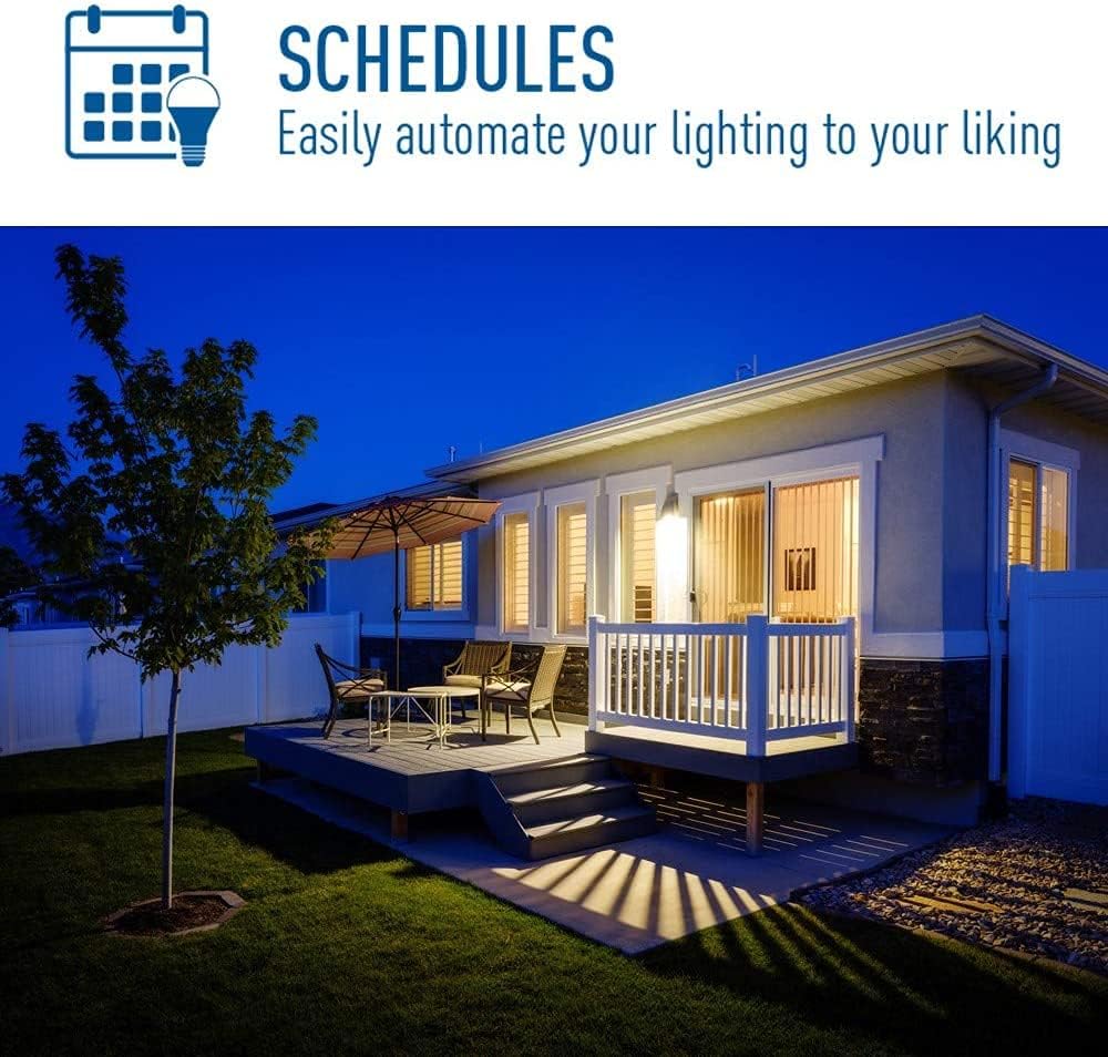 Cree Lighting Connected Max Smart Led Bulb Par38 Outdoor Flood Tunable White + Color Changing, 2.4 Ghz, Works with Alexa and Google Home, No Hub Required, Bluetooth + WiFi, 1Pk - Image 7