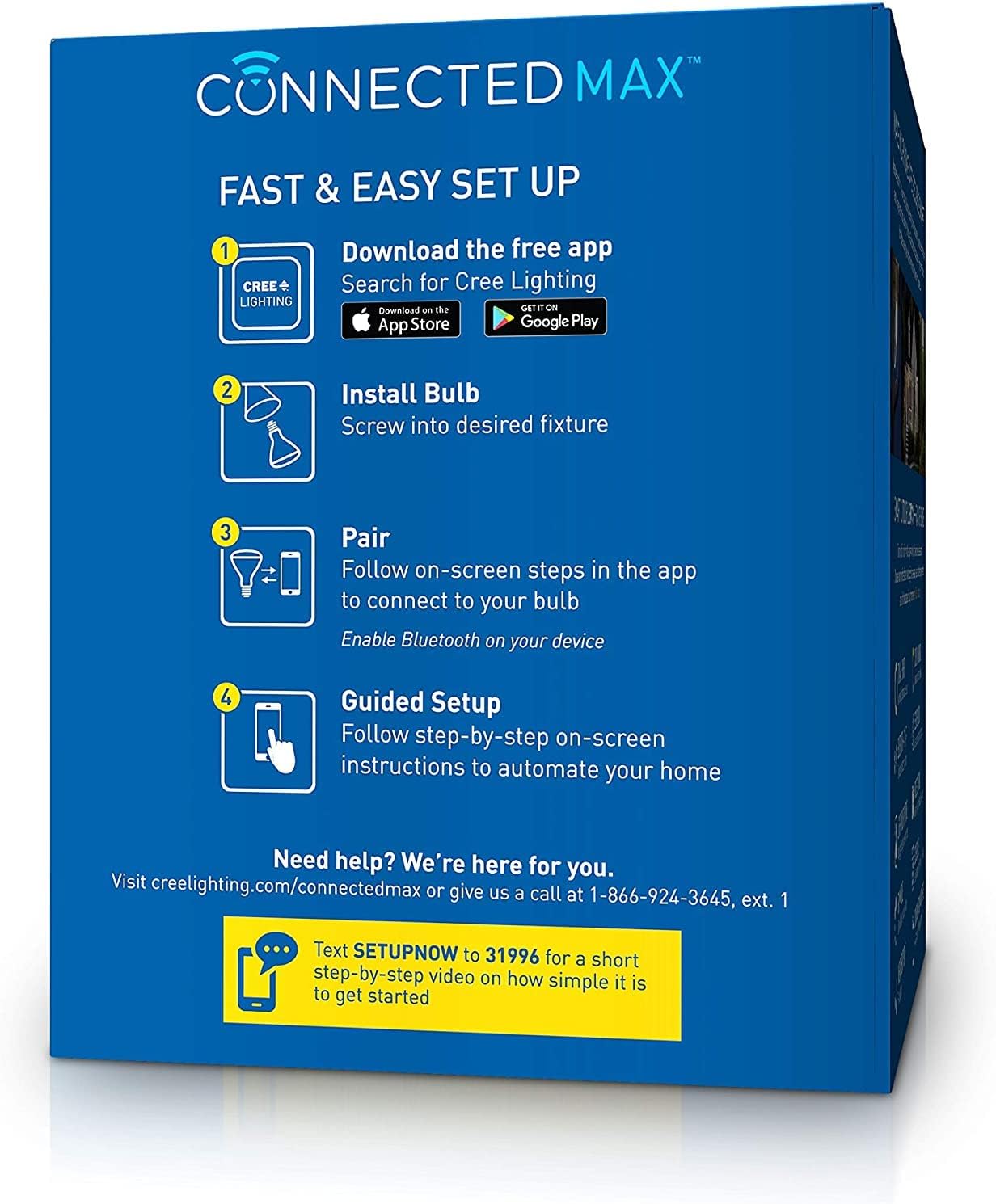 Cree Lighting Connected Max Smart Led Bulb Par38 Outdoor Flood Tunable White + Color Changing, 2.4 Ghz, Works with Alexa and Google Home, No Hub Required, Bluetooth + WiFi, 1Pk - Image 11