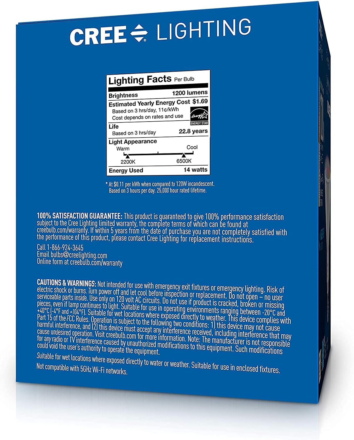 Cree Lighting Connected Max Smart Led Bulb Par38 Outdoor Flood Tunable White + Color Changing, 2.4 Ghz, Works with Alexa and Google Home, No Hub Required, Bluetooth + WiFi, 1Pk - Image 12