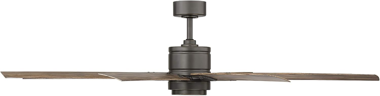 Renegade Smart Indoor and Outdoor 8-Blade Ceiling Fan 66in Oil Rubbed Bronze Barn Wood with 3000K LED Light Kit and Remote Control works with Alexa, and iOS or Android App - Image 5