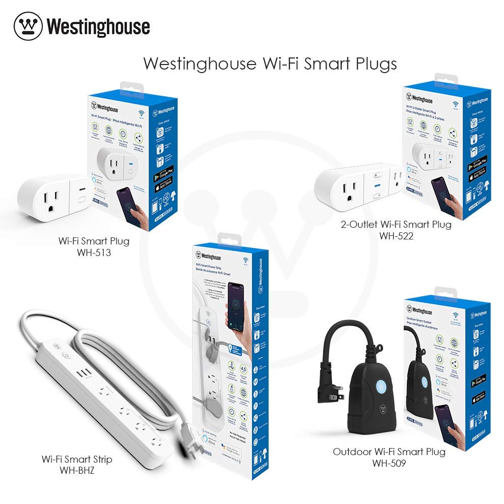 Westinghouse 94007 Sure Series Wi-Fi Single Plug Smart Outlets, White - Image 3