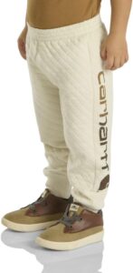 Carhartt Kid’s CK8449 Quilted Jersey Logo Sweatpant – Boys
