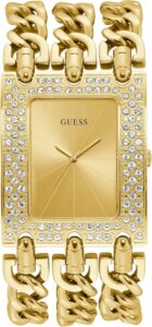 GUESS Women’s U1275L2 Analog Display Quartz Gold Watch