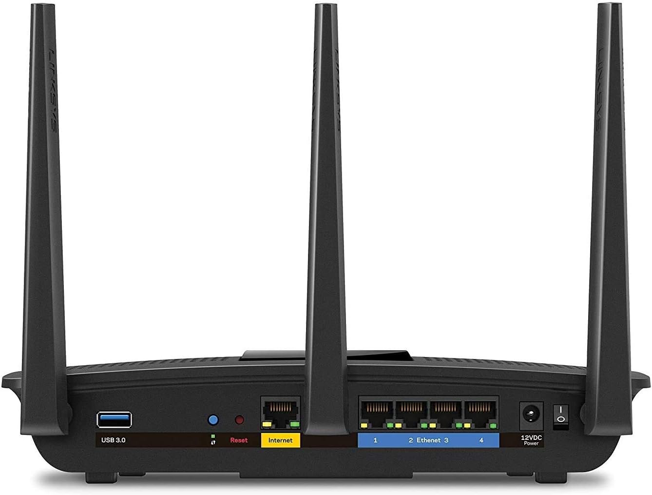 Linksys EA7300 Max-Stream: AC1750 Dual-Band Wi-Fi Router, Gigabit Ethernet Ports, 1,500 square-foot Range, 10 Devices, MU-MIMO (Black) - Image 2