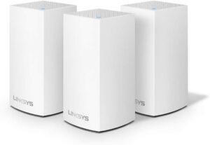 Linksys WHW0103-RM2 AC1300 Velop - Dual-band Intelligent Mesh Wifi 5 System 3-pack White (Renewed)