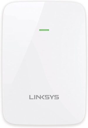 Linksys WiFi Extender, WiFi 5 Range Booster, Dual-Band Booster, Repeater, 1,000 Sq. ft Coverage, Speeds up to (AC1200) 1.2Gbps - RE6350