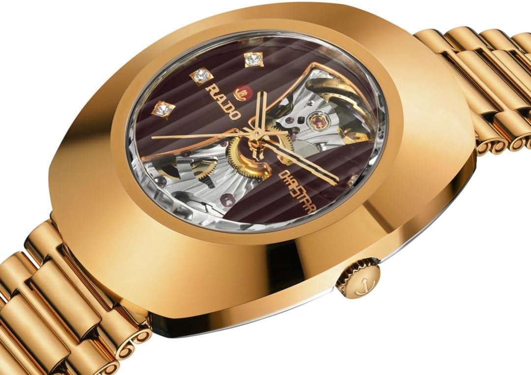 Rado - DiaStar Original Open Heart - Men - Swiss Watch - Sapphire Crystal Dial - Stainless Steel/PVD - 6 Cubic Zirconia - 80 Hours of Power Reserve - Automatic - 35 mm - Image 2