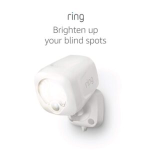 Ring Smart Lighting – Spotlight, Battery-Powered, Outdoor Motion-Sensor Security Light, White (Bridge required)