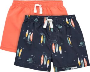 Toddler & Baby Boys Surf Swim Trunks 2-Pack by Gerber