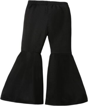 WDIRARA Toddler Girl's Elastic Waist Flared Pants Stretch Bell Bottom Trousers