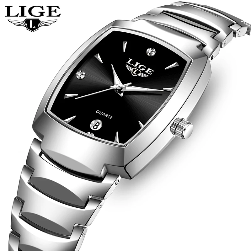 LIGE Watch women Business Luxury Ladies clock female waterproof watches Fashion quartz Simple Watch for Wome montre femme+BOX